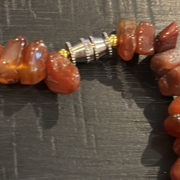 Elegant Brown Stone Bracelet - Picture 2 of 4